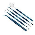 Dental Hygiene Premium Titanium Oxide Coated Set of 5 instruments