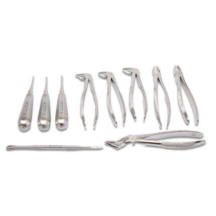 Extraction Kit Dental Forceps and Root