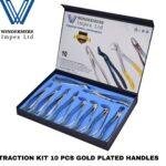 Extraction Forceps Adult Gold Plated Set