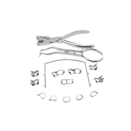 Rubber Dam Instrument Set in Plastic Case