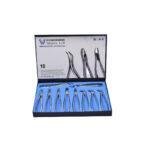 Extraction Forceps Anatomical Handle Set of 10