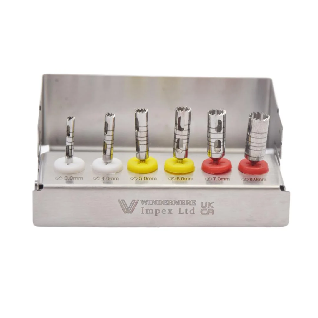 Dental Long Trephine Bur Drills Implant Kit Dental Long Trephine Bur Drills Implant Kit
