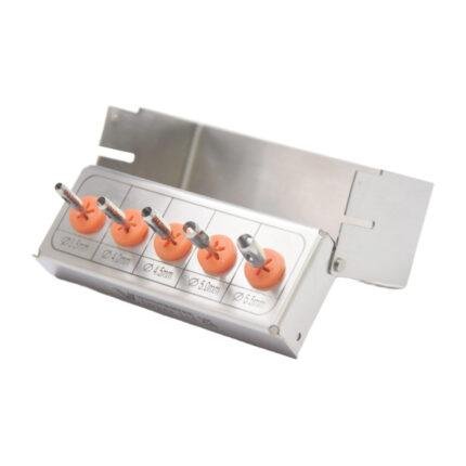 Dental Implant Tissue Punch Kit + Bur holder External Irrigation