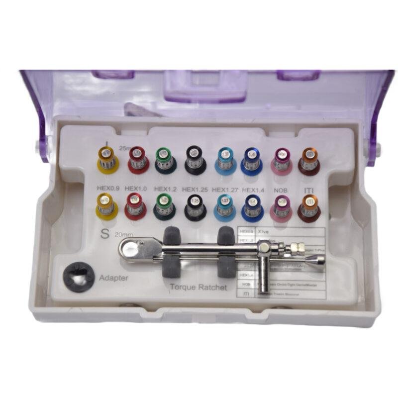 Universal Implant Torque Wrench Screwdriver Prosthetic Kit
