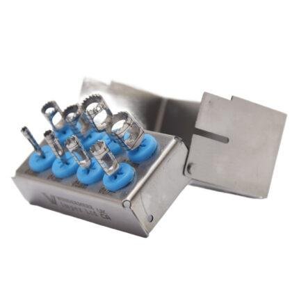 Dental Implant Trephine Drills Kit 8pcs Set Polished Surgical Surgery