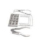 Rubber Dam Instrument Set in Stainless Steel Cassette