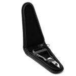 Professional Nail Cutter 4.5" – Black Handle, Sharp Stainless Steel Nail Clipper for Fingernails & Toenails