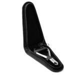 Podiatrist Super Sharp Nail Clippers for thick or Ingrown Hard Toenails Fingernail Black Handle German Stainless Steel