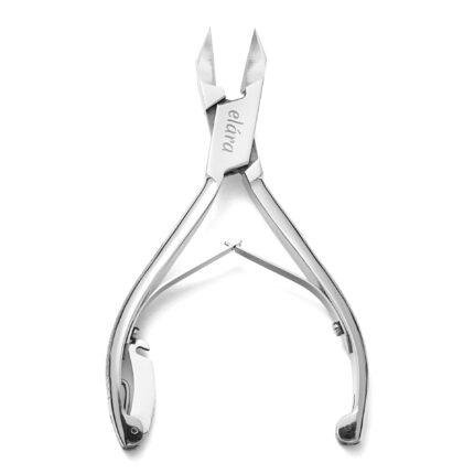 Podiatrist Super Sharp Nail Clippers for thick or Ingrown Hard Toenails Fingernail Black Handle German Stainless Steel