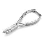 Podiatrist Super Sharp Nail Clippers for thick or Ingrown Hard Toenails Fingernail Black Handle German Stainless Steel