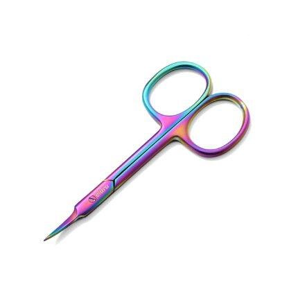 Nail/Cuticle Scissors curved rainbow