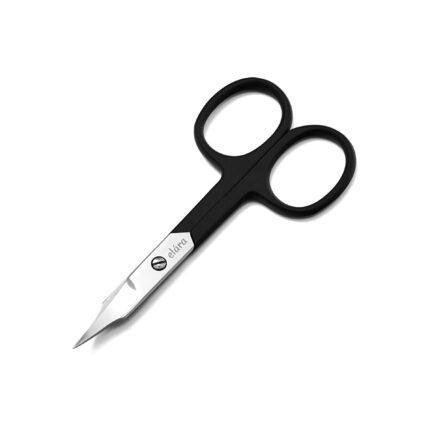 Professional Nail Scissors Curved with Black Powder Coated Handles
