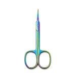 Nail/Cuticle Scissors curved rainbow