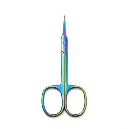 Nail/Cuticle Scissors curved rainbow