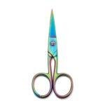 Classic Nail Scissors with Rainbow Plasma Coating