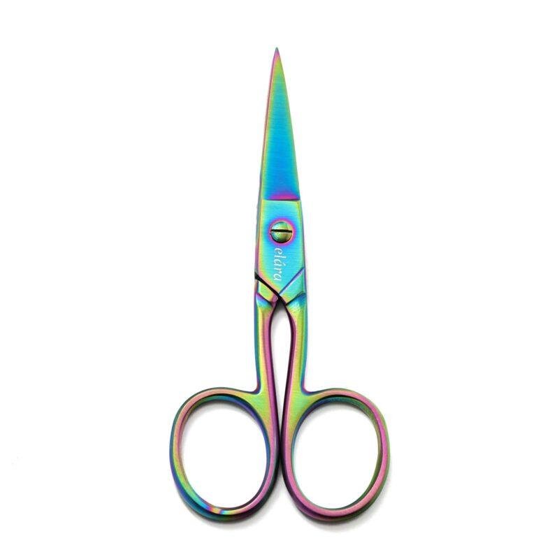 Classic Nail Scissors with Rainbow Plasma Coating
