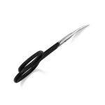 Professional Nail Scissors Curved with Black Powder Coated Handles