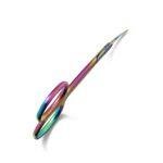 Nail/Cuticle Scissors curved rainbow