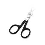 Professional Nail Scissors Curved with Black Powder Coated Handles