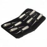 Dental Root Elevators Set of 8 in Sponge Pack/Leather Kit